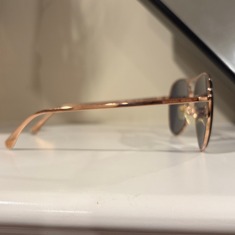 Michael Kors Kona Aviator Sunglasses (MK1089) - Rose Gold    designer lux luxury - Picture 4 of 7